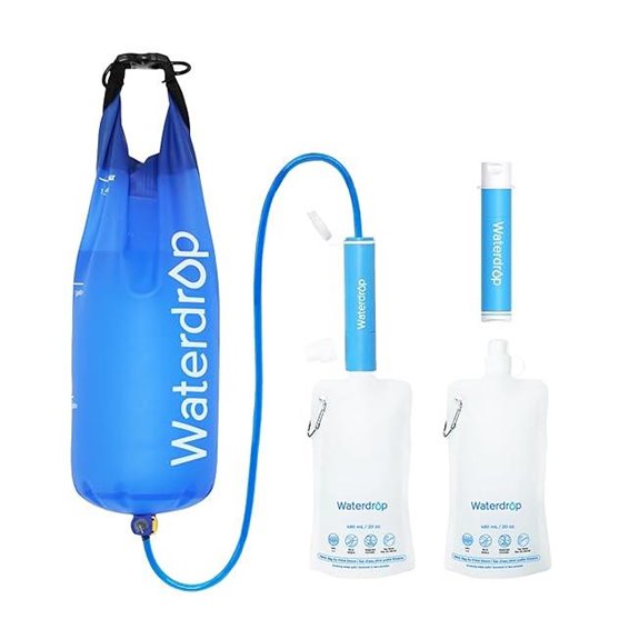 Waterdrop Gravity Water Filter Straw (Pack of 2)