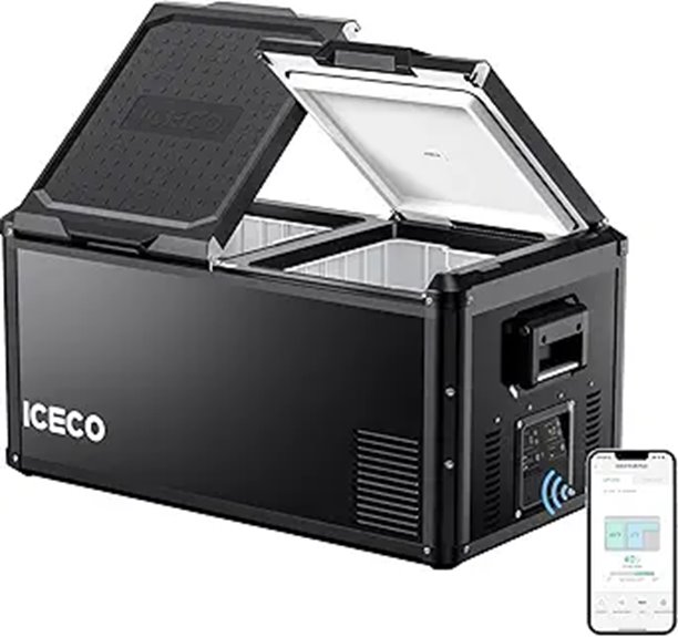 ICECO VL90 ProD Portable Refrigerator with Dual Zones