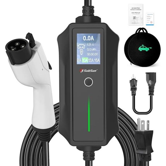 15 Best Portable EV Chargers for Charging on the Go in 2026 3 Portable EV Charger with NEMA Adapters and 17ft Cable