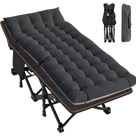 LILYPELLE Folding Camping Cot with Carry Bag