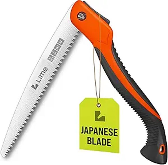 GROWIT Folding Camping Saw with Triple-Cut Blade