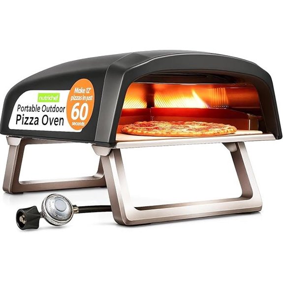 15 Best Propane Pizza Ovens of 2026 for Perfect Pies at Home 8 NutriChef Portable Gas Pizza Oven with Adjustable Heat