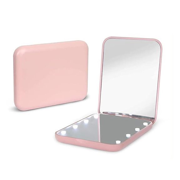15 Best Premium Compact Mirrors That Combine Elegance and Functionality 13 Kintion Pocket Mirror with LED Light and Magnification