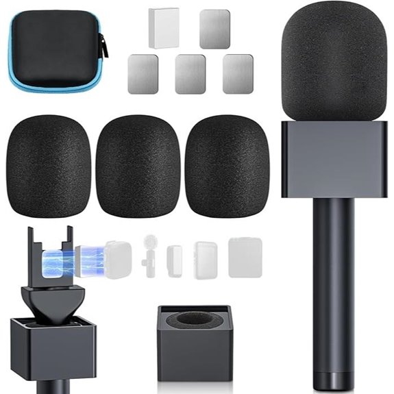 15 Best Microphones for Interviews in 2026 11 Handheld Mic Adapter with Pop Filters for Vlogging