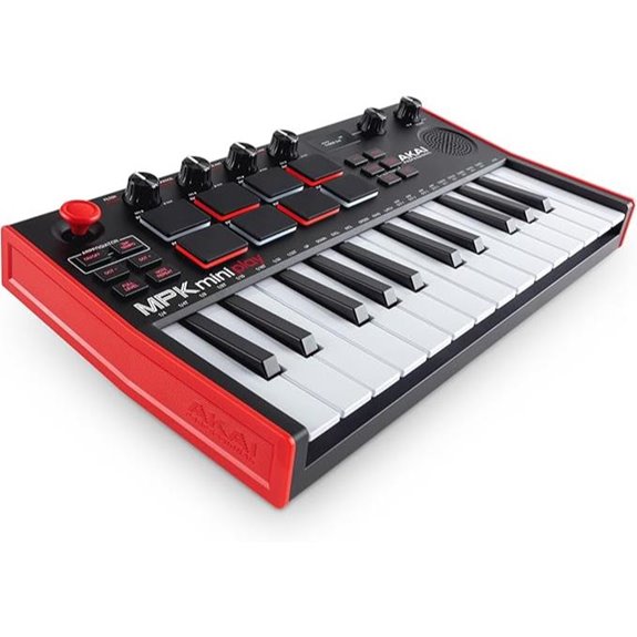 portable midi keyboard with speakers