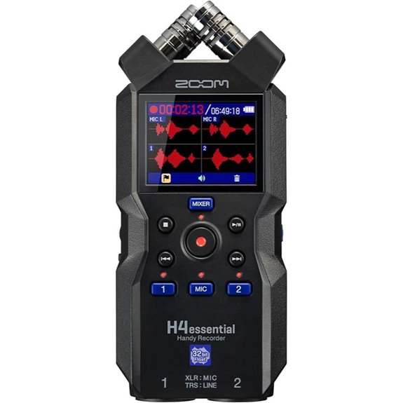 12 Best Audio Recorders for Filmmaking in 2026 4 Zoom H4 Essential 4-Track Recorder with Microphones