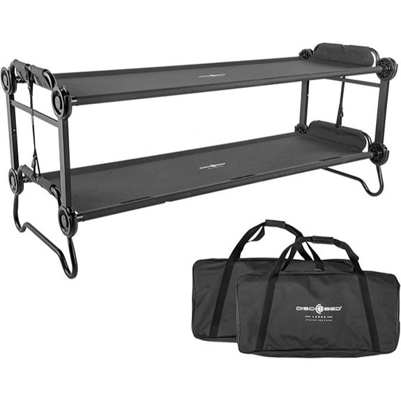 Disc-O-Bed 2-Person Outdoor Convertible Bunk System