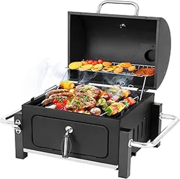 Portable Charcoal Grill for Outdoor Cooking