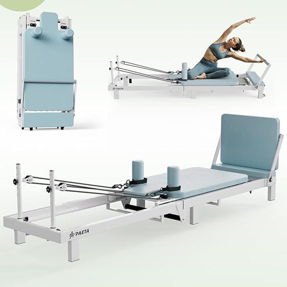 PAETA Foldable Pilates Reformer for Home Workouts