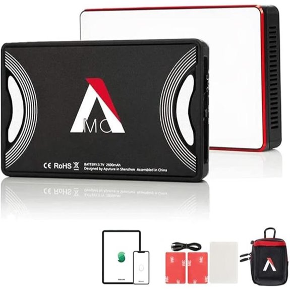 Aputure MC RGBWW On-Camera Video Light