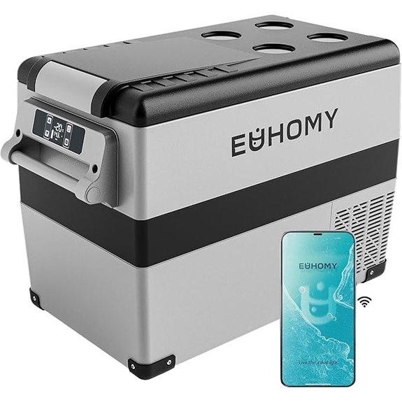 EUHOMY 48QT Car Refrigerator for RV and Travel