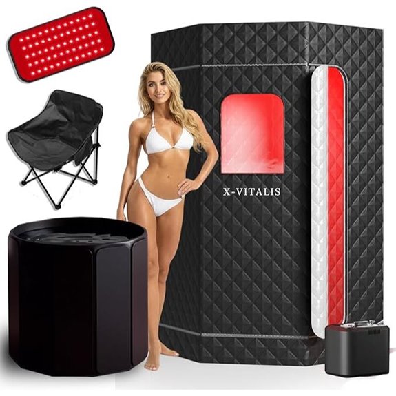 15 Best Portable Steam Saunas of 2026 for Ultimate Relaxation and Wellness 5 Portable Steam Sauna with Red Light & Ice Bath