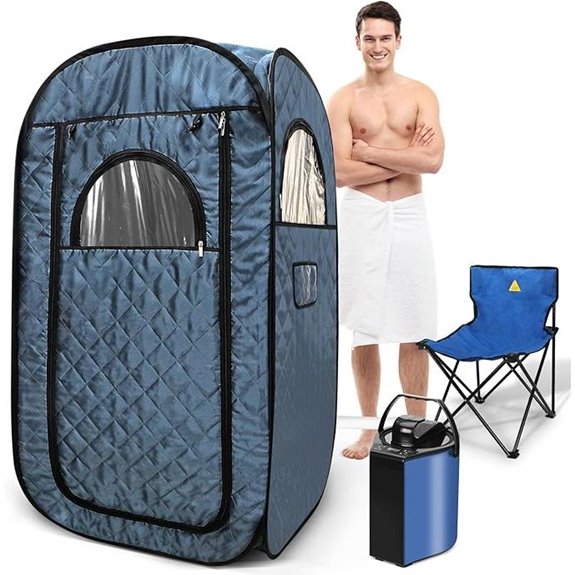 15 Best Portable Steam Saunas of 2026 for Ultimate Relaxation and Wellness 16 Portable Steam Sauna with Remote Timer and Folding Chair