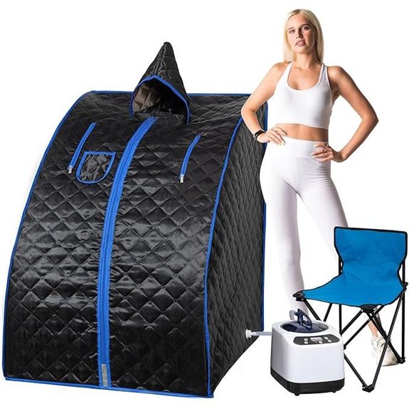 15 Best Portable Steam Saunas of 2026 for Ultimate Relaxation and Wellness 11 Portable Steam Sauna with Remote & Folding Chair