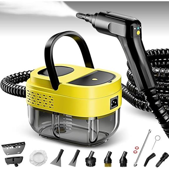 Portable Steam Cleaner with 16 Accessories