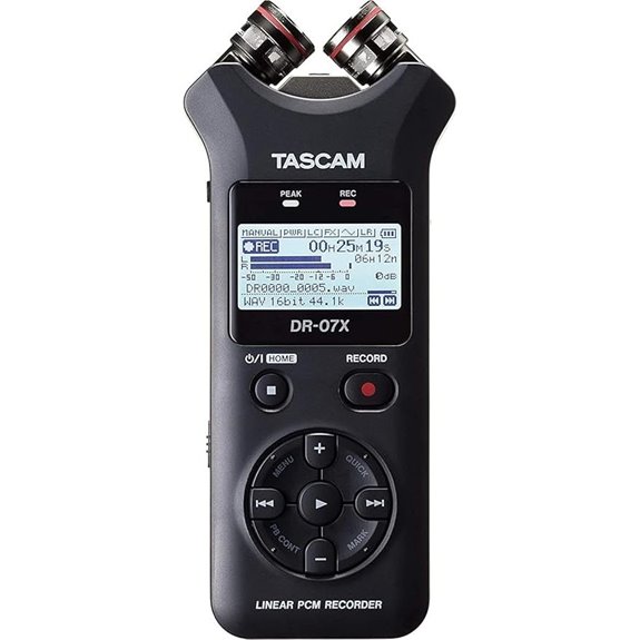 Tascam DR-07X Stereo Portable Audio Recorder