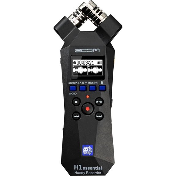 9 Best Portable Audio Recorders for VR Creators in 2026 5 Zoom H1 Essential Stereo Recorder with Microphone