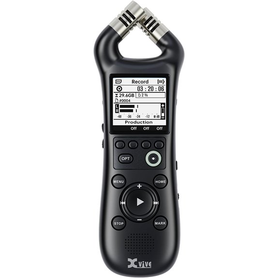 8 Best Audio Recorders for Filmmaking in 2026 9 Xvive XV1-R Portable Stereo Recorder with Microphones