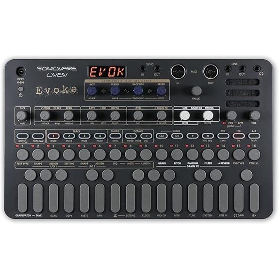 portable synthesizer with effects