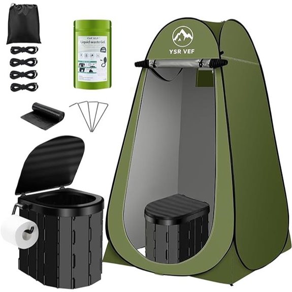 15 Best Portable Toilets for Camping in 2026 9 Portable Camping Toilet Kit with Privacy Tent