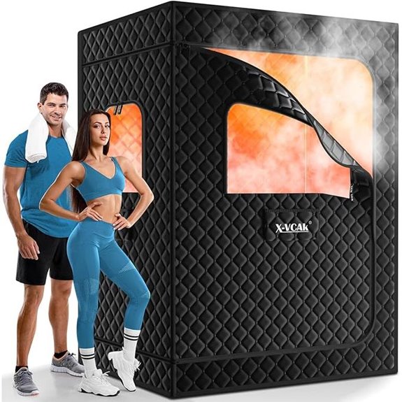 15 Best Portable Steam Saunas of 2026 for Ultimate Relaxation and Wellness 4 Portable 2-Person Steam Sauna with Chairs