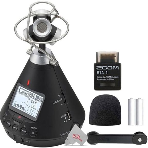 9 Best Portable Audio Recorders for VR Creators in 2026 8 Zoom H3 VR Handy Audio Recorder + ZOOM BTA-1 Bluetooth Adaptor