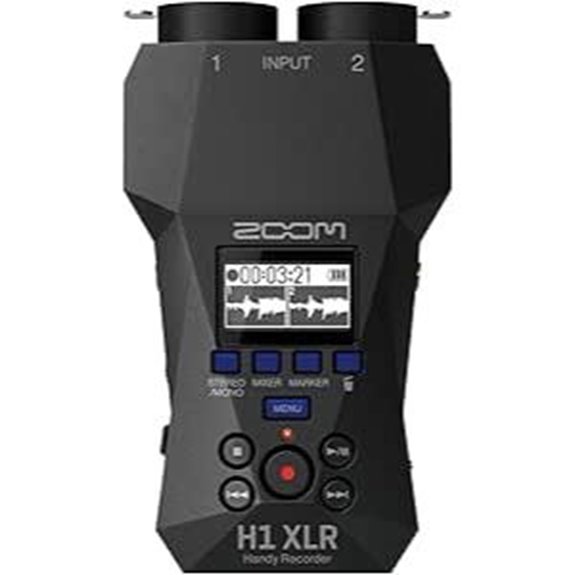 12 Best Audio Recorders for Filmmaking in 2026 6 Zoom H1 XLR Handy Recorder with 32-Bit Float