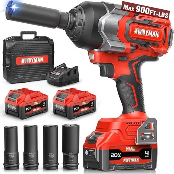 7 Best Impact Wrench Brushless Tools of 2026 for Power and Durability 5 Cordless Impact Wrench 900Ft-lbs 20V Brushless
