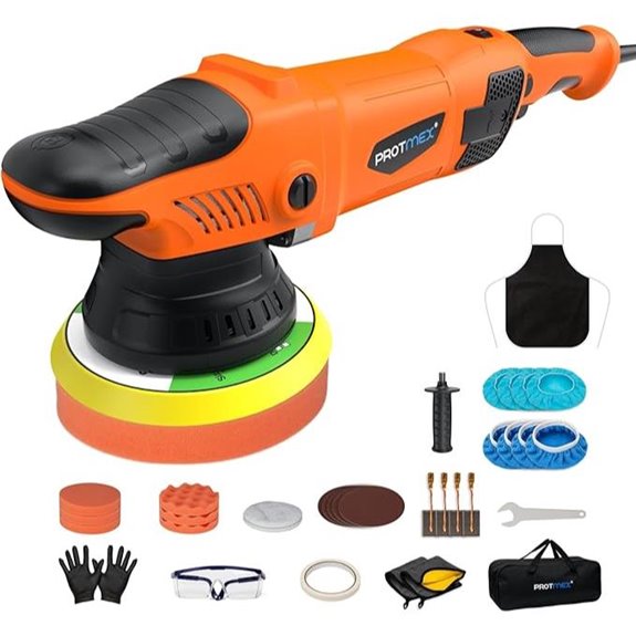 Protmex 1200W Dual Action Car Buffer Polisher