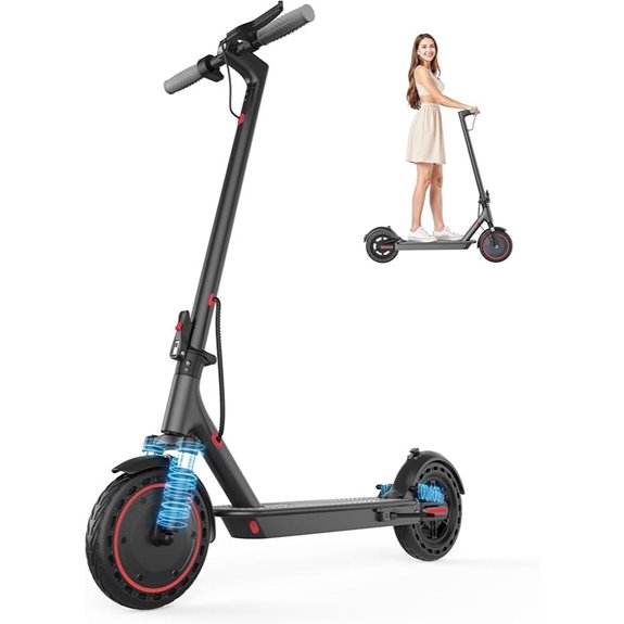 15 Best Off-Road Electric Scooters With Suspension for Adventure-Ready Rides 13 VOLPAM Electric Scooter 350W/500W Solid Tires Fast