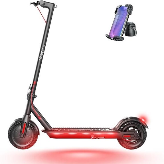 10 Best Electric Scooters With 40-Mile Range for Commuters and Adventure Seekers 12 Hiboy Electric Scooter 750W Motor Long Range Dual Brakes