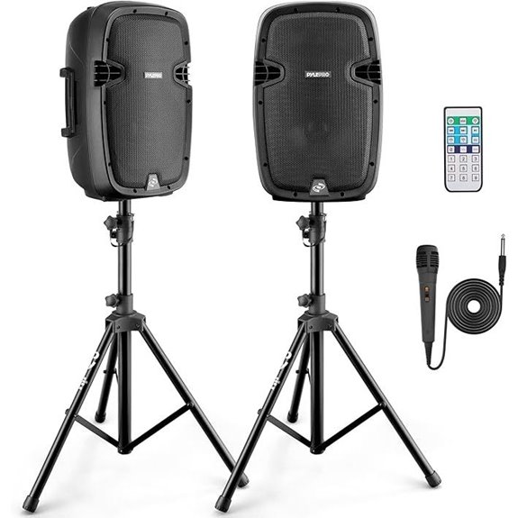 Pyle 1000W Portable Bluetooth PA System with Accessories