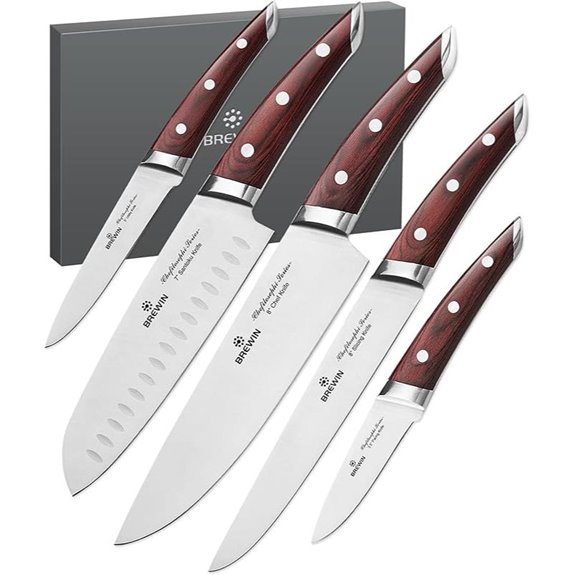15 Best Knife Sets for 2026 That Top Chefs Swear By 7 Brewin CHEFILOSOPHI 5-Piece Chef Knife Set
