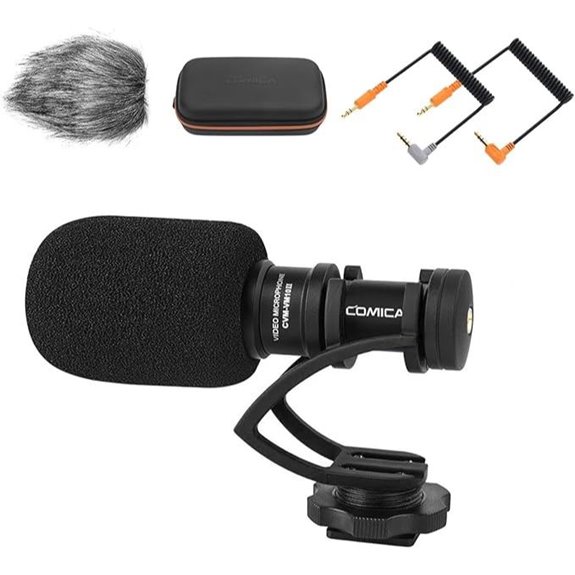 15 Best Microphones for Documentary Filmmaking in 2026 6 Comica CVM-VM10II Shotgun Microphone for Cameras