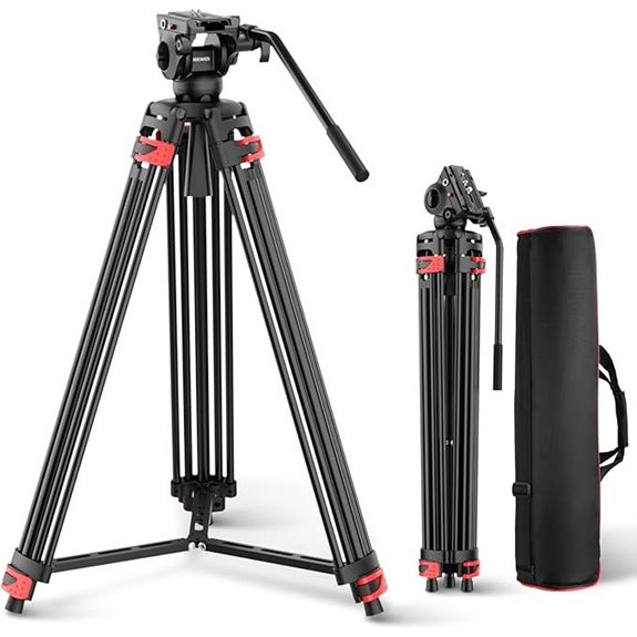 14 Best Video Tripods for Filmmakers in 2026 8 NEEWER 74 Video Tripod with Fluid Head