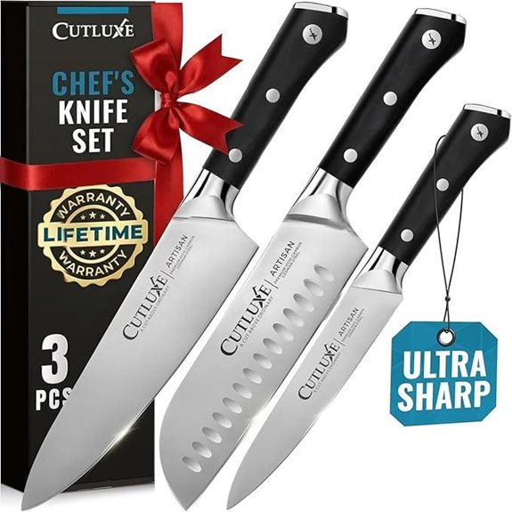 15 Best Professional Chef Knives for 2026 Every Chef Needs 9 Cutluxe 3-Piece Professional Chef Knife Set