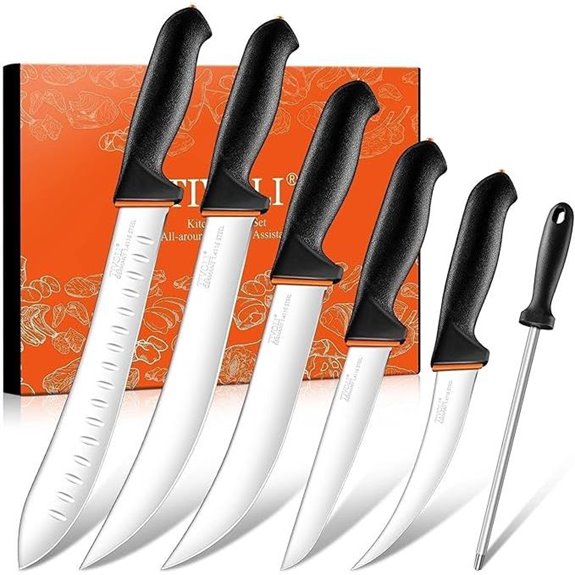 15 Best Meat Cutting Knives for 2026 Chefs and Home Cooks 15 TIVOLI 6-Piece Professional Meat Knife Set