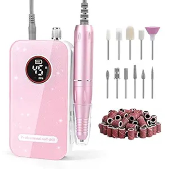 Professional Electric Nail Drill Kit with 11 Bits