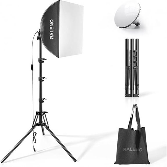15 Best Softbox Lights for Film Production in 2026 6 RALENO 16 Softbox Lighting Kit for Video & Photos