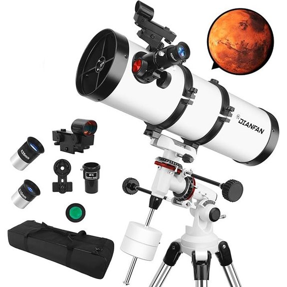 15 Best Telescope Reflectors for Stargazing Enthusiasts in 2026 14 150EQ Professional Reflector Telescope with Accessories