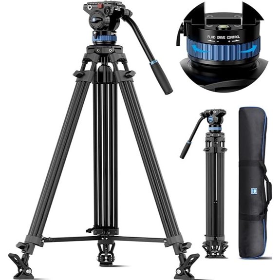 14 Best Video Tripods for Filmmakers in 2026 11 SIRUI AM-25S Video Tripod with Fluid Head
