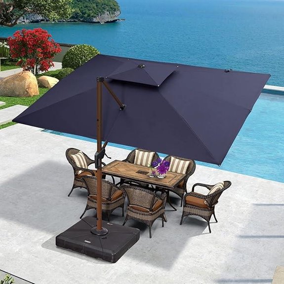 15 Best Commercial Patio Umbrellas for Shade and Style in 2026 16 purple leaf patio umbrella