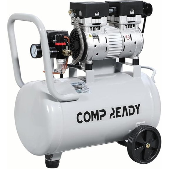 8-Gallon Ultra Quiet Portable Air Compressor