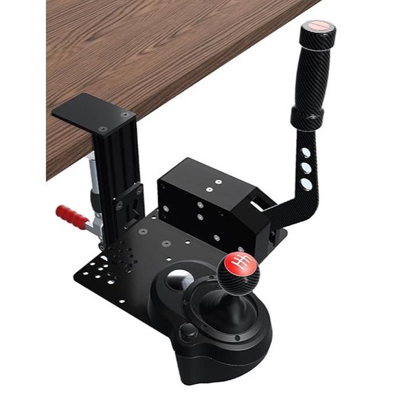 HUYE Racing Shifter Handbrake Mount for Thrustmaster & Logitech