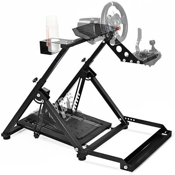 8 Best Wheel Stands for VR Sim Racing in 2026 10 Dardoo X Frame Racing Wheel Stand for Logitech Thrustmaster
