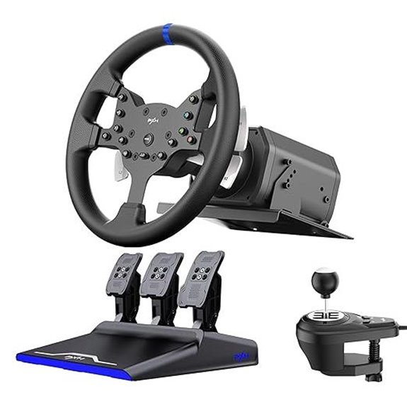 PXN-V99 Racing Wheel with Force Feedback and Pedals