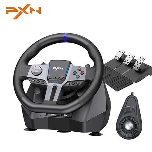 PXN V9 Gen2 Racing Wheel with Pedals and Shifter
