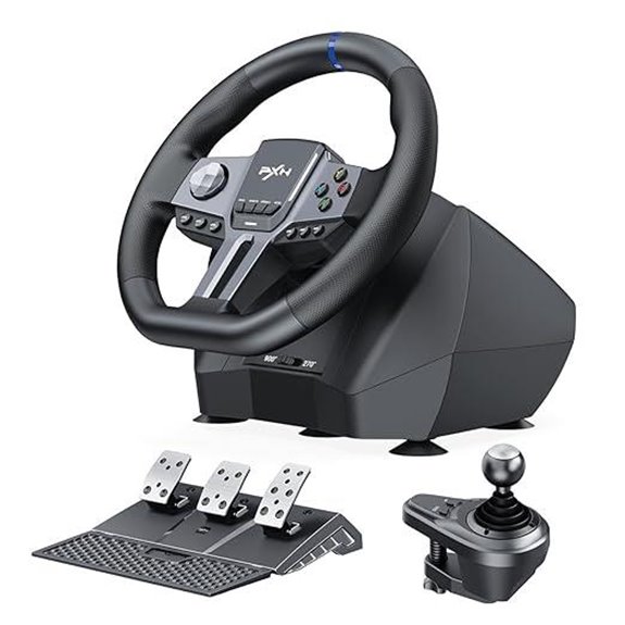 PXN V9 Gen2 Racing Wheel with Pedals and Shifter