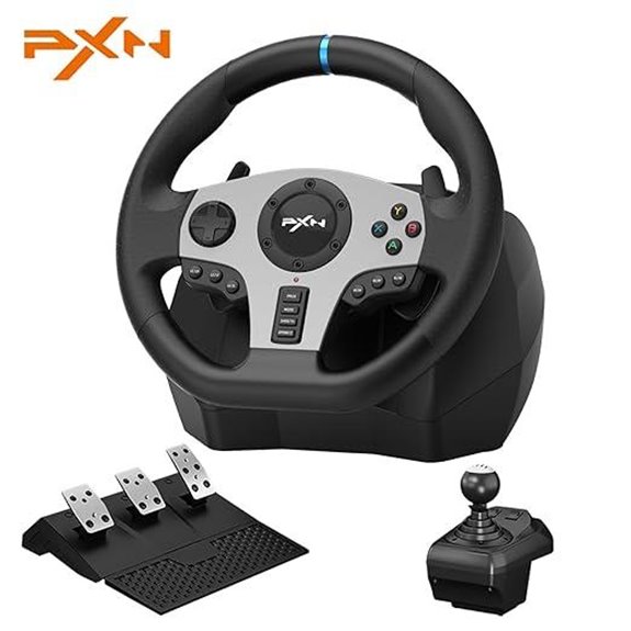 PXN Racing Wheel V9 with Pedals and Shifter