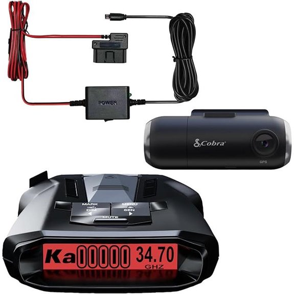 radar detector and dash cam